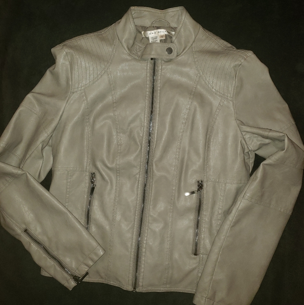 Faux Leather Jacket